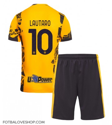 Inter Milan Lautaro Martinez #10 Dětské Alternativní Dres 2024-25 Krátký Rukáv (+ trenýrky)